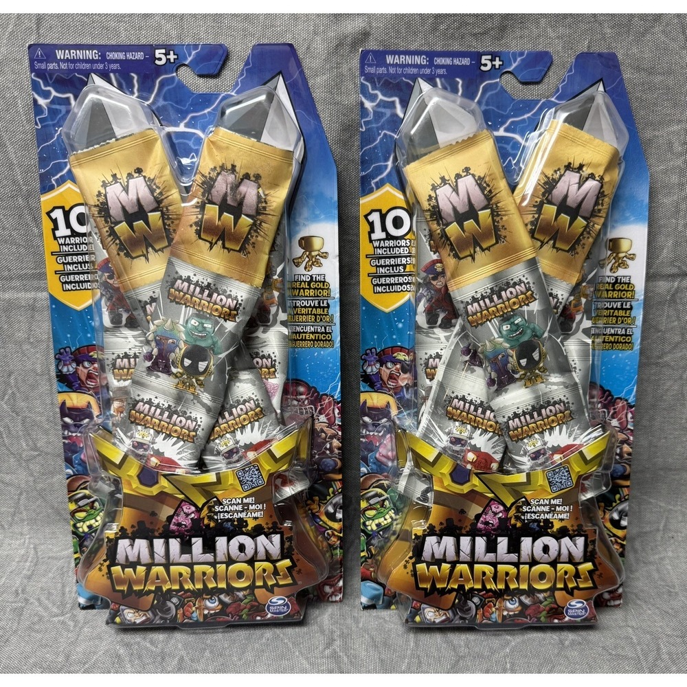 Lot Of 2 New Million 10 Pack Blind Mini Figure Mystery You 1 Rare Guaranteed